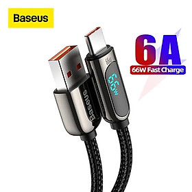 Mua Cáp Sạc Nhanh Baseus Display Fast Charging Data Cable USB to Type-C 66W - HÀNG CHÍNH HÃNG