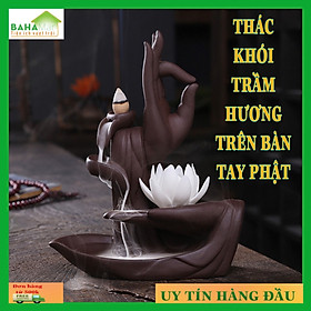 THÁC KHÓI TRẦM HƯƠNG TRÊN BÀN TAY PHẬT 