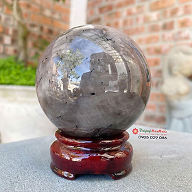 Mua Quả cầu đá thạch anh tóc đen 7.4cm - đá Non Nước