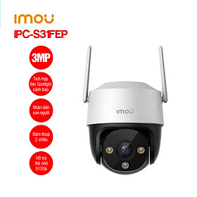 Camera WIFI ngoài trời IMOU S21FP, S41FP có màu ban đêm, xoay 360 độ - Hàng chính hãng