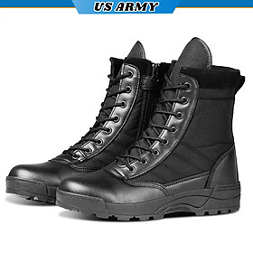 Hình ảnh Giày Cao Cổ Nam U559 Kiểu Dáng Giày Chiến Thuật Boot Nam Chuyên Phượt, Giày Swat Lính -HÀNG CHÍNH HÃNG