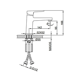 Mua Vòi lavabo rửa mặt thấp cao cấp Frap F1090 - Hàng chính hãng