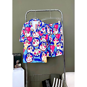 [HCM] (60-85kg, P1) Đồ bộ bigsize lửng in 3D hoạt hình chất thun lạnh. maruko - chuột minnie - cún/chó - mèo tom - thỏ - stitch - mèo garfield - mèo kitty - melody - mèo mày doraemon - khác. bobigsizelung1thunlanh.