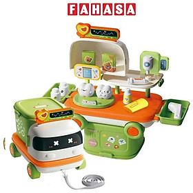 Đồ Chơi Xe Y Tế Lưu Động - Play House Medical Expert - Toys&Joys HY-29 (27 Chi Tiết)