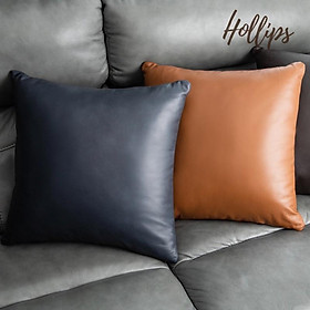 Mua Gối Sofa Trơn Màu Da Bò Thật 100% Italy