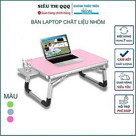 Mua Bàn Học Laptop Học Sinh Gấp Gọn Bàn ký Ăn Ký Túc Xá Sinh Viên chất liệu nhôm khung to chắc gấp gọn BLY18 - Xả tồn hàng mới chỉ xỉn ốc gầm bàn