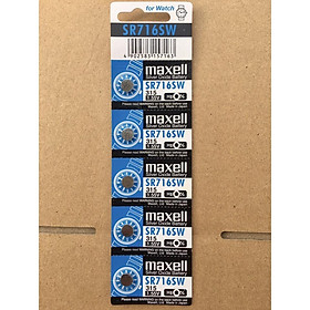 1 Vỉ 5 Viên Pin Maxell Nhật Bản Cho Đồng Hồ Đeo Tay Nhiều Kích Cỡ SR621SW / SR626SW / SR920SW / SR521SW / SR927SW / SR721SW / SR616SW / SR512SW