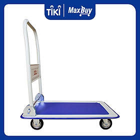 Xe Đẩy Hàng 4 Bánh Ameca HAM-150S- Sàn Thép, Khung Thép, Giảm ồn, Gấp gọn, tải trọng 150kg