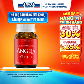 [Hộp 30v] Viên Uống ANGELA GOLD Hỗ Trợ Sức Khỏe, Sắc Đẹp Và Sinh Lý Nữ
