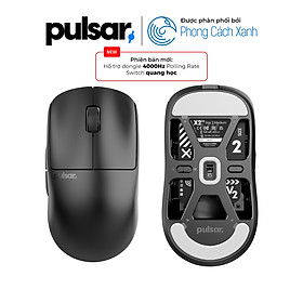 Chuột không dây siêu nhẹ Pulsar X2 V2 Wireless (Hỗ trợ 4K Polling Rate) - Hàng Chính Hãng