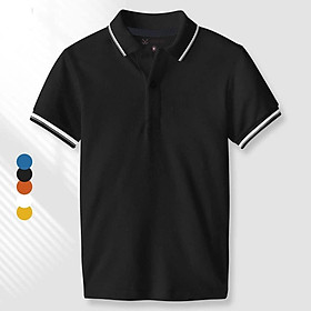 Áo polo nam ngắn tay có cổ Vicenzo regular fit chuẩn hàng xuất, áo phông thun polo nam tay ngắn
