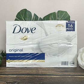 16 Bánh Xà phòng cục Dove Mỹ White Beauty 106g dưỡng trắng da