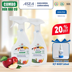 Nước rửa rau củ quả ASFA khử mùi khử khuẩn 500ml