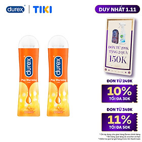 Bộ 2 Chai Gel Bôi Trơn Durex Play Warming 100ml