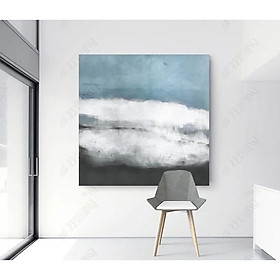 Mua Tranh canvas trừu tượng màu xám ADH00849