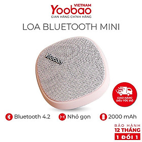 Loa Bluetooth mini Yoobao M1 - Dung lượng 2000mAh - Công suất 3W - Hàng nhập khẩu