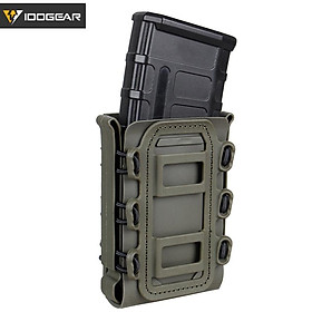 Idogear 5.56mm 7,62mm Fast Mag Pouch Tactical Pouches Molle Belt BelT Đính kèm Carrier Shell Shell Súng trường Mag