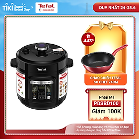 Nồi áp suất điện đa năng Tefal CY601868 - 6 Lít - 15 chức năng - Hàng chính hãng