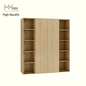 Mua  Happy Home Furniture  SCANDINA  Tủ quần áo 2 cửa mở kết hợp 2 kệ bên  200cm x 55cm x 220cm ( DxRxC)  TCM_100