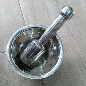 Mua (Video sp) Bộ Chày cối inox Vietcook (CHÍNH HÃNG HÀNG VN) ĐỦ size 12 14 16 18 cm đk miệng