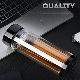 Mua Bình thủy tinh giữ nhiệt 2 lớp 400ml 304SUS