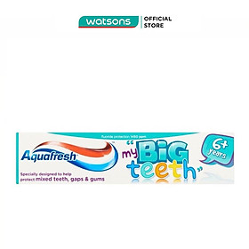 Kem Đánh Răng Trẻ Em Aquafresh Big Teeth 6Tuổi+ 50ml