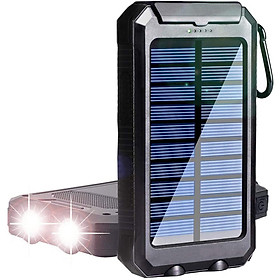 Mua Pin Sạc Dự Phòng Năng Lượng Mặt Trời 20000mAh  Bộ Pin Dự Phòng Du Lịch Dài Ngày  Cắm Trại Đầu Ra Kép USB 5V 1A / 2A Với Chức Năng SOS và La Nàn PWBANK US07PWBANK US07P- Hàng Chính Hãng