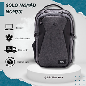 Balo Solo Nomad Unbound 17.3 inch - Xám - NOM701-10 Kích thước: Ngang 38 x Rộng 19 x Cao 49.5 cm. Bảo hành 5 năm QT