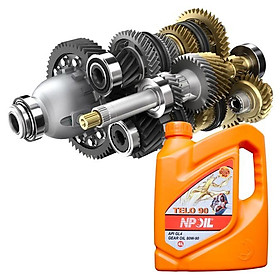 Dầu cầu hộp số TELO 90 - API GL4/GL5 - Can 4L - Hàng chính hãng