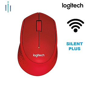 Chuột Wireless Logitech M331 Silent - Màu đỏ Hàng chính hãng