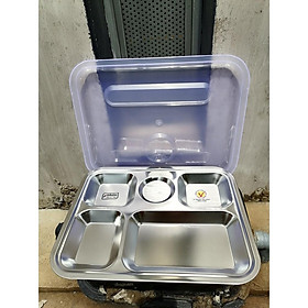 Mua khay cơm inox có nắp đậy  hàng việt nam chất lượng cao