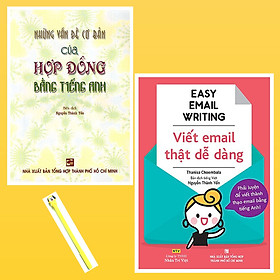 Hình ảnh Combo Easy Email Writing - Viết Email Thật Dễ Dàng và Những Vấn Đề Cơ Bản Của Hợp Đồng Bằng Tiếng Anh ( Tặng Kèm Viết)