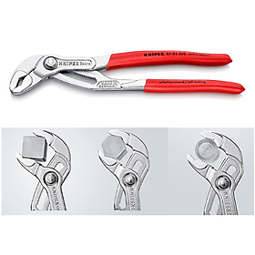 Kìm Nước Mỏ Quạ Knipex Cobra 87 03 250 Mở đến 50mm Chiều dài 250mm & Mạ