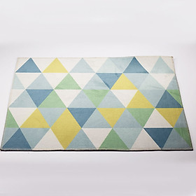 Mua Thảm Lót Sàn Chùi Chân Họa Tiết 3D (60x40cm) Tam Giác