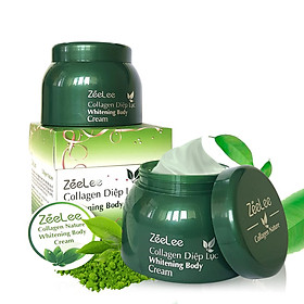 ZEELEE COLLAGEN DIỆP LỤC WHITENING BODY CREAM 200G