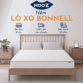 Nệm Lò Xo Bonnell 18cm NOOZ Home Goods Mattress lò xo liên kết cùng hai