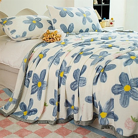 Mền ngủ trẻ em họa tiết xinh xắn mềm mịn thoải mái - mền đắp chân mỏng nhẹ, gấp gọn tiện lợi