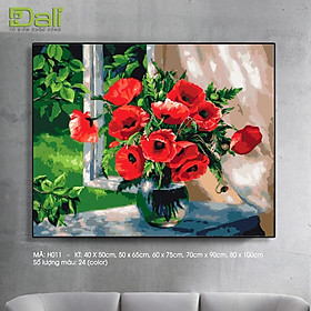 Mua Tranh treo tường tự tô màu số hóa DALI Tranh Hoa H011