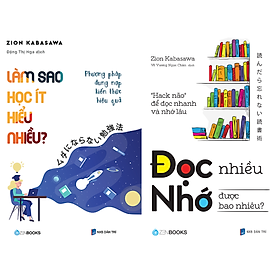 [Download Sách] Combo 2 Cuốn Làm Sao Học Ít Hiểu Nhiều + Đọc Nhiều Nhớ Được Bao Nhiêu