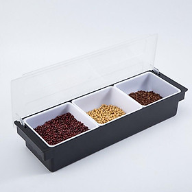 Mua Khay Đựng Topping Nhựa Cao Cấp - 3 Ngăn