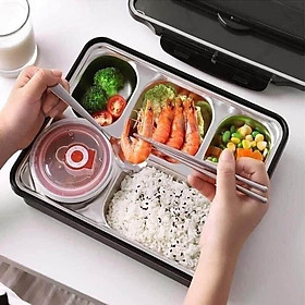 Mua Hộp Đựng Cơm 5 Ngăn Ruột Bằng Inox 304 Cao Cấp Tiện Dụng