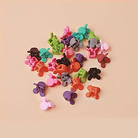 Set 10 kẹp mini gắn tóc cho bé hình chuột mickey