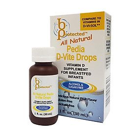 Vitamin D Cho Trẻ Sơ Sinh Pedia D Vite Drops Của Mỹ - Bổ Sung 400IU Vitamin D3 Tinh Khiết Cho Bé Theo Chuẩn WHO - Giúp Tăng Khả Năng Hấp Thu Canxi Phát Triển Chiều Cao