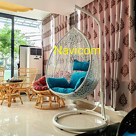 Xích đu giọt nước home decore (khung trắng) 