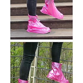 Ủng bọc giày đi mưa chất liệu nhựa dẻo siêu bền đẹp chống trơn trượt