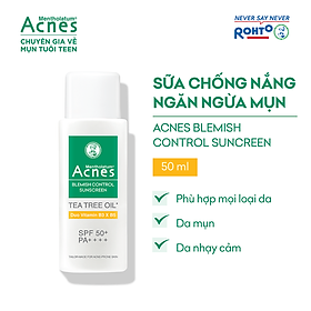 Kem chống nắng cho da dầu mụn Acnes Blemish Control Sunscreen 50g
