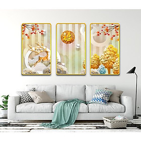 Tranh Treo Tường Hiện Đại Phòng Khách - Hươu 25534
