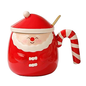 Coffee Mug and Spoon 460ml Juice Milk Mugs for Tea Hot Drinks Holiday Gifts