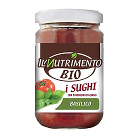 Sốt cà chua hung quế hữu cơ 200g IL Nutrimento Organic Basil Sauces