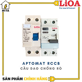 Cầu dao chống giật - APTOMAT chống dòng rò LiOA 2 Cực RCCB2P